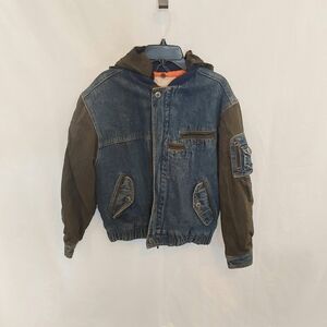 Old Glory Blue and Green Kids Jean Jacket